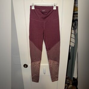 Old Navy Women's Burgundy and Mauve Leggings